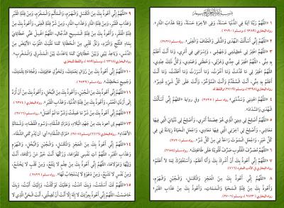 غلاف كتاب جوامع من أدعية النبي صلى الله عليه وسلم وتعوذاته
