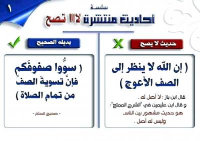غلاف كتاب أحاديث منتشرة لا تصح