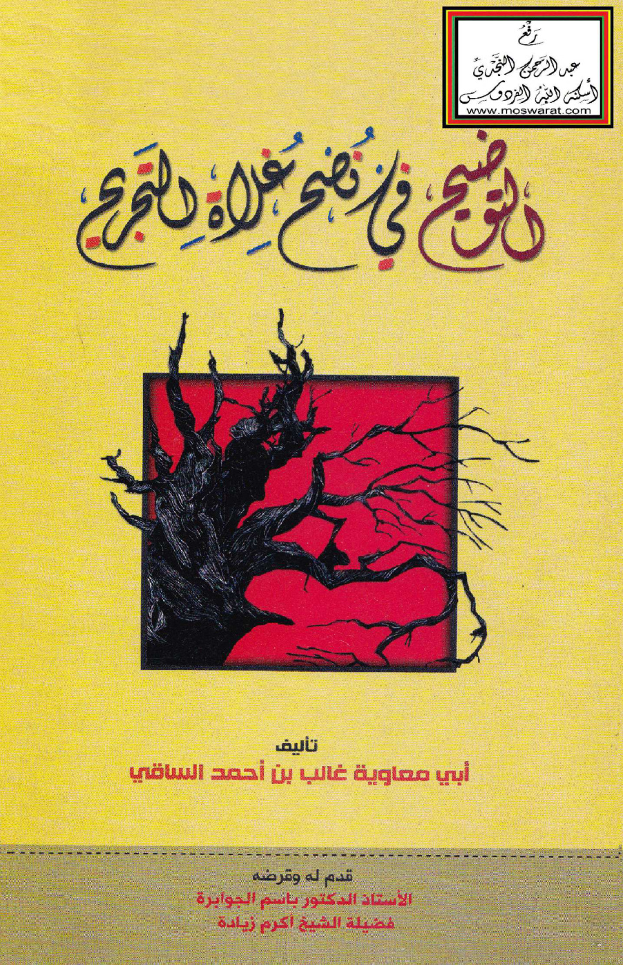غلاف كتاب التوضيح في نصح غلاة التجريح - غالب الساقي