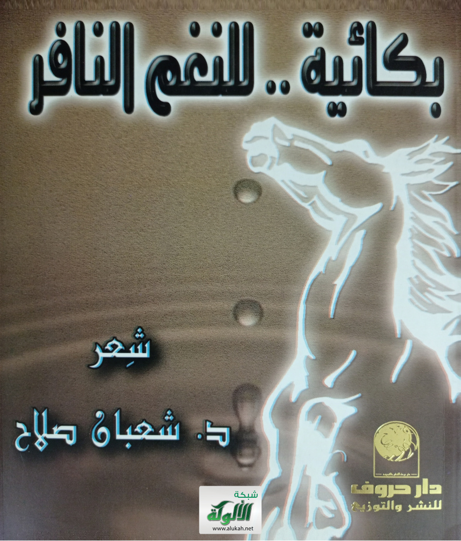 غلاف كتاب بكائية للنغم النافر