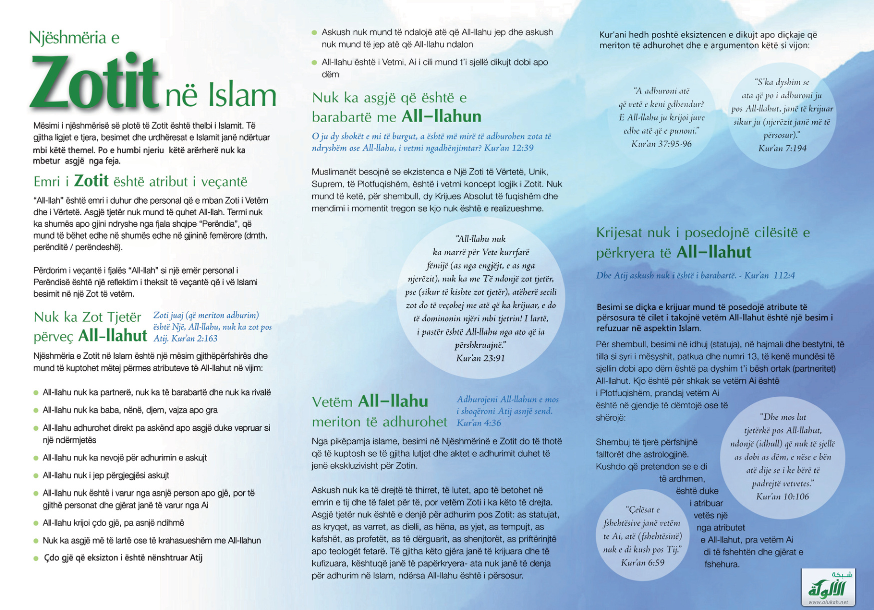 غلاف كتاب Njeshmeria e Zotit ne Islam (PDF)
