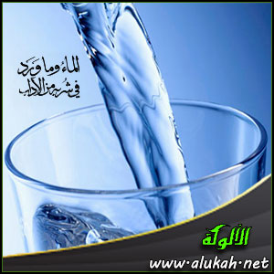 غلاف كتاب الماء و ما ورد في شربه من الآداب (PDF)