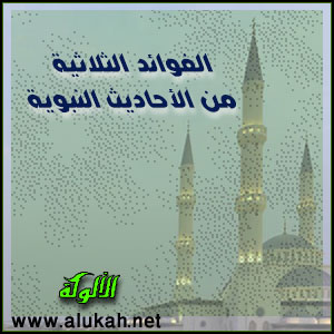 غلاف كتاب الفوائد الثلاثية من الأحاديث النبوية .. الجزء الأول (PDF)