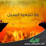 غلاف كتاب ولا تتبعوا السبل (PDF)