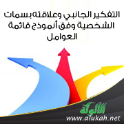 غلاف كتاب التفكير الجانبي وعلاقته بسمات الشخصية وفق أنموذج قائمة العوامل (PDF)