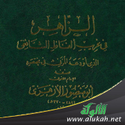 غلاف كتاب الزاهر في غريب ألفاظ الشافعي لأبي منصور الأزهري (PDF)