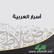 غلاف كتاب أسرار العربية (PDF)