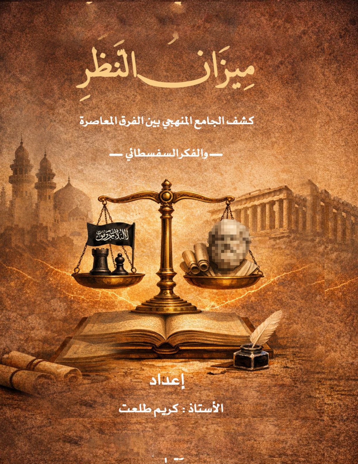 غلاف كتاب ميزان النظر: كشف الجامع المنهجي بين الفرق المعاصرة والفكر السفسطائي (PDF)