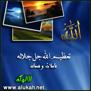 غلاف كتاب تعظيم الله جل جلاله.. تأملات وقصائد (WORD)