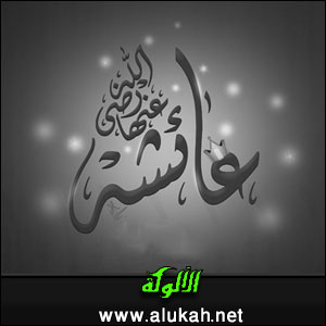 غلاف كتاب أمنا عائشة رضي الله عنها وأرضاها (WORD)