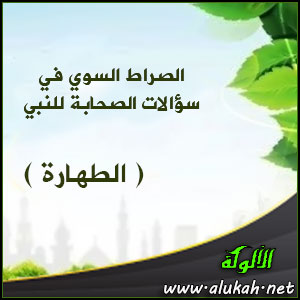 غلاف كتاب الصراط السوي في سؤالات الصحابة للنبي ( الطهارة ) (WORD)